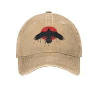 Vintage e Classico Vita Estiva È Strano Berretto da Baseball Sole Prima della Tempesta Stampa Traspirante Cappello Trucker Lavato Uomo Donna Casual Rock Cappellini da Baseball Durevole e Confortevole