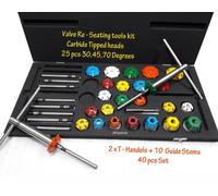 Vintage E Moderno Teste Valvola Re Seduta Strumenti Kit 40 Pezzi Cover S2u