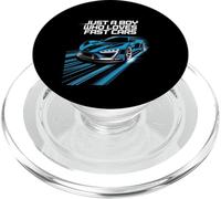 Vintage E Retro Solo Un Ragazzo Che Ama Veloce Auto Meme PopSockets PopGrip per MagSafe