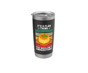 Vintage È un Flan Penso che non capiresti Bicchiere termico in acciaio inox doppia parete