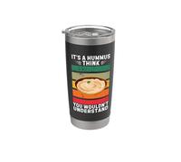 Vintage È un Hummus Penso che non capiresti Bicchiere termico in acciaio inox doppia parete