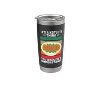 Vintage È un Kotleti Penso che non capiresti Bicchiere termico in acciaio inox doppia parete