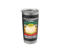 Vintage E 'un Pismaniye Pensare che non capiresti Bicchiere termico in acciaio inox doppia parete