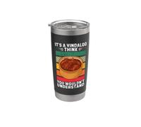 Vintage È un Vindaloo Penso che non capiresti Bicchiere termico in acciaio inox doppia parete