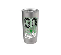 Vintage Eagle High School Go Eagles Pride Back to School Art Bicchiere termico in acciaio inox doppia parete