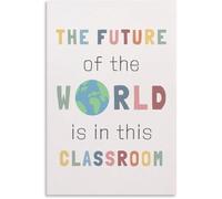 Vintage Education Poster The Future in This Classroom