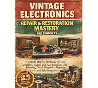 Vintage Electronics Repair & Restoration Mastery for Beginners: Complete Step-by-Step Guide to Fixing Turntables, Radios, and Tube Amplifiers with ... Diagnostics, Alignment, and Safe Testing