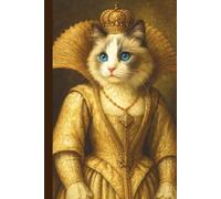 Vintage Elegant Ragdoll Cat Notebook: Victorian Queen Ragdoll Cat Notebook for Cat Lovers, Journaling, Office, School, Note-Taking, Wide-Ruled Notebook, 120 Pages, 6 × 9 Inches