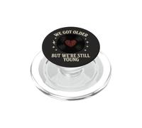 Vintage Emo Vinile Cuore Musica Nostalgia PopSockets PopGrip per MagSafe