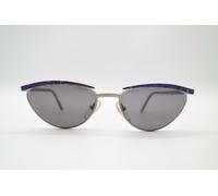 Vintage Eschenbach 6283-331 Argento Multicolore Ovale Occhiali Da Sole NOS