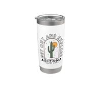 Vintage Esci E Explorer Arizona Desert Vibes Bicchiere termico in acciaio inox doppia parete
