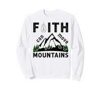 Vintage Faith Can Move Mountains Bibbia Verse Felpa