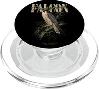 Vintage Falco Pellegrino Uccello Arte Natura Osservazione PopSockets PopGrip per MagSafe