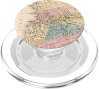 Vintage Fall River MA Mappa (1878) PopSockets PopGrip per MagSafe