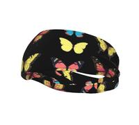 Vintage Farfalla Yoga Sport Fitness Fascia Unisex Running Basket Fascia Elastica Fascia Sportiva Assorbente Banda,