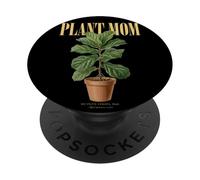 Vintage Fiddle-Leaf Fig Pianta Mamma Natura Flora Giardiniere PopSockets PopGrip Adesivo