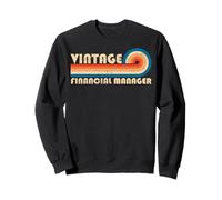 Vintage Financial Manager Job Title Birthday Idea Felpa