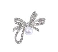 Vintage Fiocco Cuore Ovale Spilla Elegante Spilla Cehst Gioielli Accessori Per Le Donne Evento Formale Elegante Decorazione del Petto Per Eventi Formali, Taglia unica, come descritto