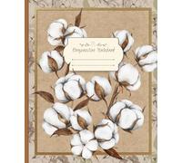Vintage Floral Composition Notebook: Cotton Edition | Wide Ruled Pages | Soft Neutral Botanical Cover | 110 Pages