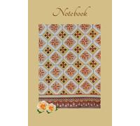 Vintage Floral Geometric Journal: 120 Lined Pages, 6x9 Inches | Classic Asian Mosaic Pattern Notebook for Writing, Journaling, and Daily Notes