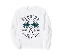Vintage Florida Long Beach Surf Club Surf Vacanza Felpa