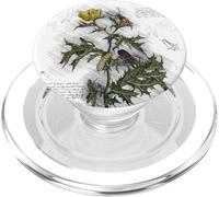 Vintage Flower Design Botanical Sketch Cottagecore Aesthetic PopSockets PopGrip per MagSafe