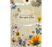 Vintage flower notebook: Once upon a time, classic colors, on 6x9 inch, 120 page: Page of each Notebook 120 page, white colored lined paper Size 6"x9" easy for handwriting and carrying in your bag.