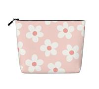Vintage-Flowers-and-Plants Borsa per il trucco da donna di grande capacità, portatile, essenziale da viaggio Borsa per cosmetici