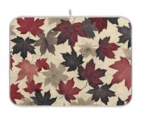 Vintage Foglia d'Acero Riutilizzabile Piatto Mat 18x24 Rettangolo Grande Asciutto Opaco Decorativo Home Decor Essentials