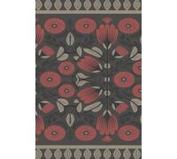 Vintage Folk Floral Notebook: Decorative Botanical Pattern for Writing and Notes