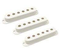 Vintage Forge PCST-WHT - Coperture per pickup a bobina singola in plastica bianca per chitarra elettrica Fender Stratocaster Stratocaster Strat (set di 3)