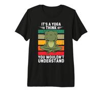 Vintage Frog è Uno Yoga Pensa Che Non capiresti Maglietta Premium