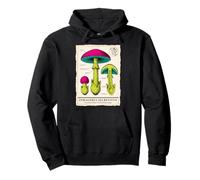 Vintage Funghi Field Guide Micologia Forager Felpa con Cappuccio