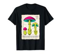 Vintage Funghi Field Guide Micologia Forager Maglietta