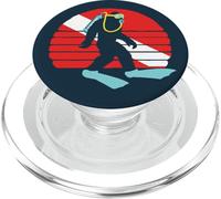 Vintage Funny Bigfoot SCUBA Diving Retro Dive Flag PopSockets PopGrip per MagSafe