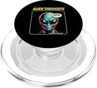 Vintage Funny Humans Are Not Real Cute Alien UFO PopSockets PopGrip per MagSafe