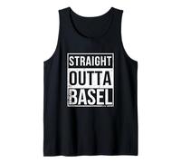 Vintage Funny Straight Outta Basel | Switzerland Swiss Canotta