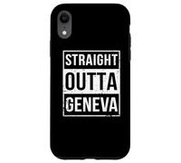Vintage Funny Straight Outta Geneva | Switzerland Swiss Custodia per iPhone XR