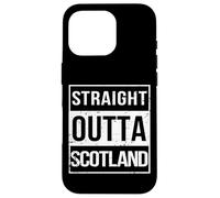 Vintage Funny Straight Outta Scotland UK Great Britain Custodia per iPhone 16 Pro