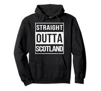 Vintage Funny Straight Outta Scotland UK Great Britain Felpa con Cappuccio