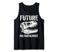 Vintage Future Paleontologo T Rex Teschio Dinosauro Fossile Canotta