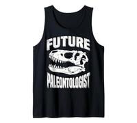 Vintage Future Paleontologo T Rex Teschio Preistorico Canotta