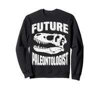 Vintage Future Paleontologo T Rex Teschio Preistorico Felpa