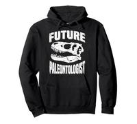 Vintage Future Paleontologo T Rex Teschio Preistorico Felpa con Cappuccio