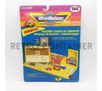 Vintage GALOOB MICRO MACHINES - Shell Credit Card Playset Car Wash MOC NEW