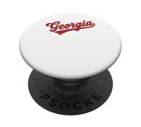 Vintage Georgia Script Classic Embroidered Style PopSockets PopGrip Adesivo