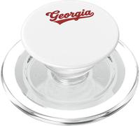 Vintage Georgia Script Classic Embroidered Style PopSockets PopGrip per MagSafe