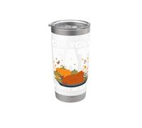 Vintage Get Your Fat Pants Ready Divertente Ringraziamento Bicchiere termico in acciaio inox doppia parete