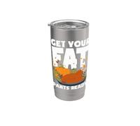 Vintage Get Your Fat Pants Ready Divertente Ringraziamento Bicchiere termico in acciaio inox doppia parete