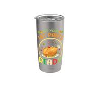 Vintage Get Your Fat Pants Ready Divertente Ringraziamento Turchia Bicchiere termico in acciaio inox doppia parete